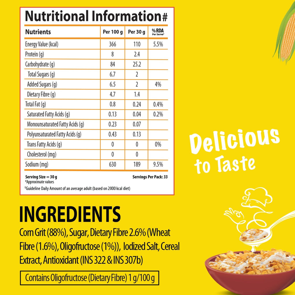 Bagrry's Corn Flakes Plus - Original and Healthier