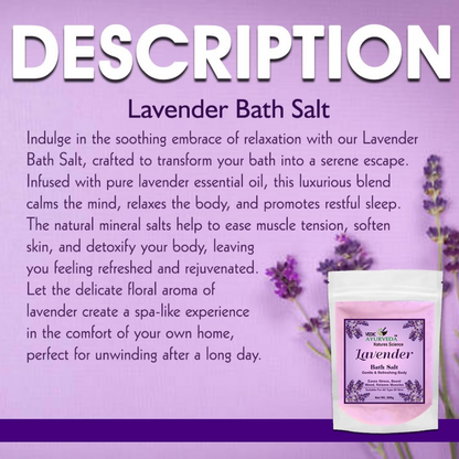 VedicAyurveda Lavender Bath Salt
