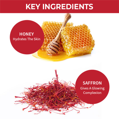 Nykaa Naturals Tea Tree & Neem Detox Face Scrub For Purifying, Acne Control & Clear Skin Glow - Saffron & Honey