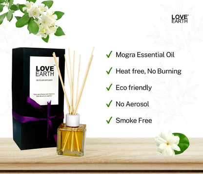 Love Earth Reed Diffuser- Mogra