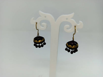 Terracotta Boho Style Jhumkas