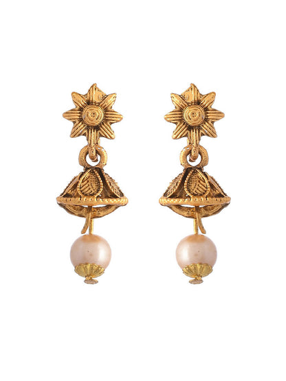 VOJ Women Gold Color stainless steel Jewellery Set