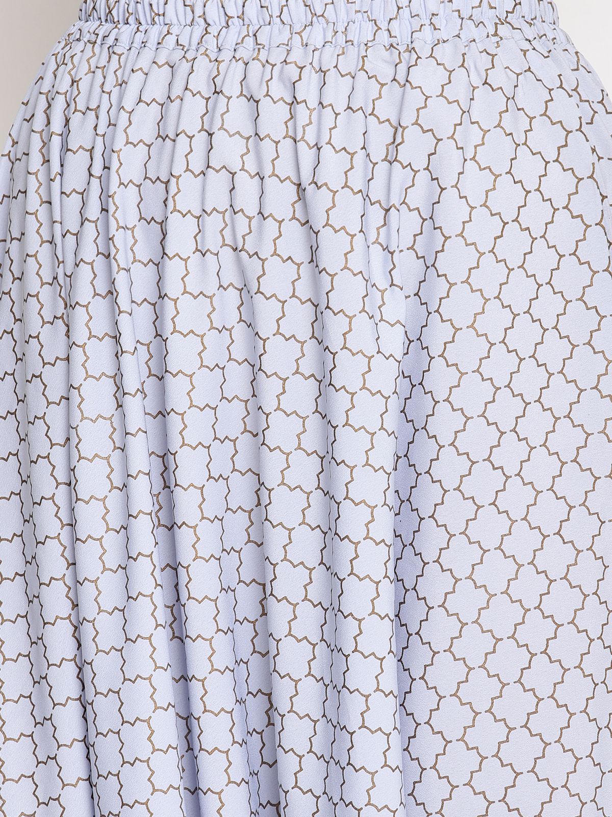 Ahalyaa Crepe Printed Top With Harem Pant