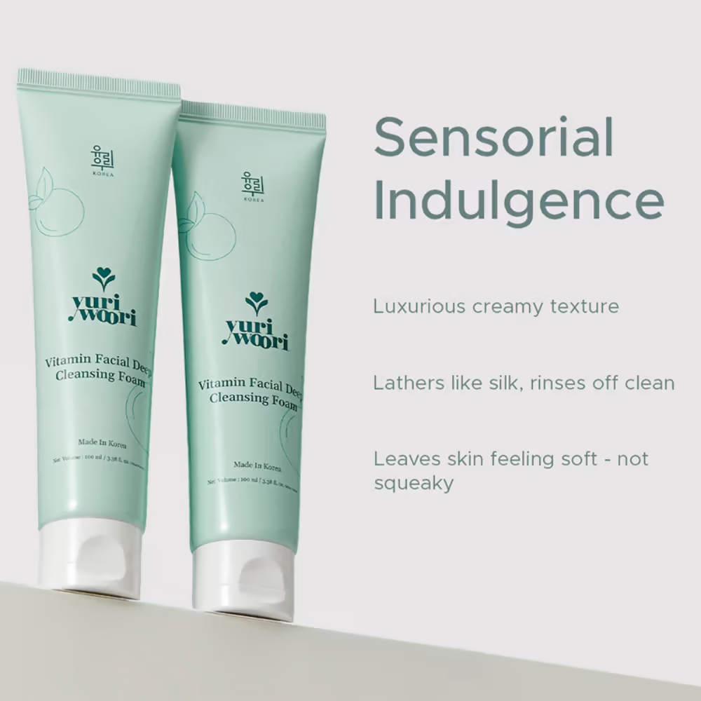 Yuri Woori Vitamin Facial Deep Cleansing Foam