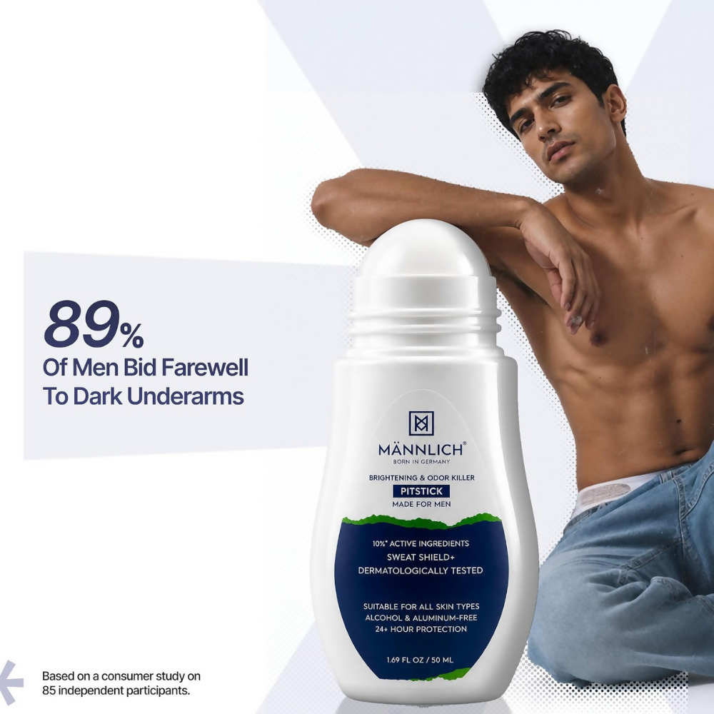 Mannlich Underarm Roll-On for Men