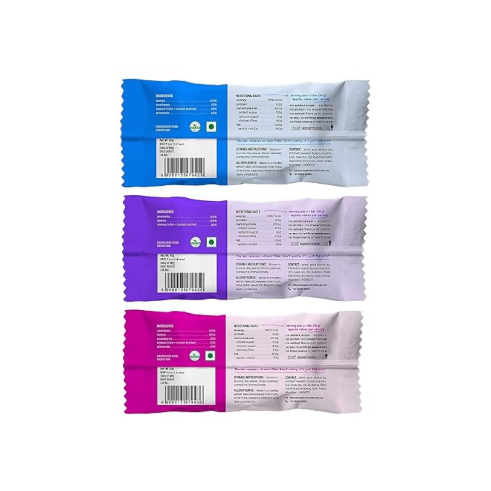 The Whole Truth Energy Bars - Supersaver Pack All-Flavours