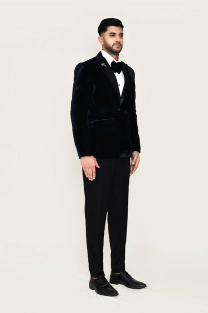 Joban Fashion Black Colored Imported Polyester Fabric Coat,Shirt And Pant