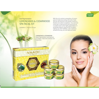 Vaadi Herbals Lemongrass Anti Pigmentation Spa Facial Kit