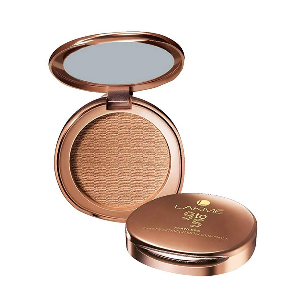 Lakme 9 To 5 Flawless Matte Complexion Compact  Apricot - 8 gms