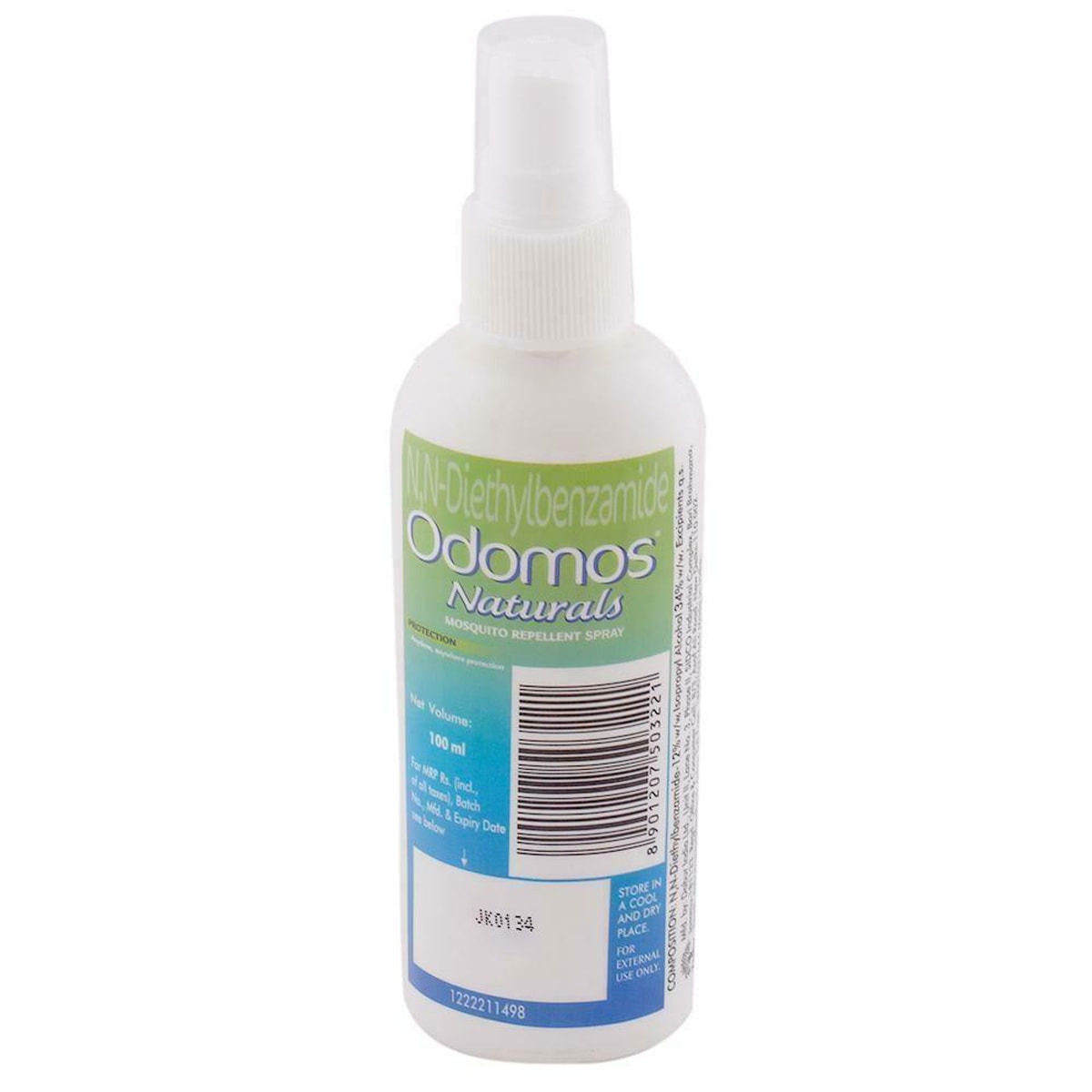Odomos Naturals Mosquito Repellent Spray - 100 ml