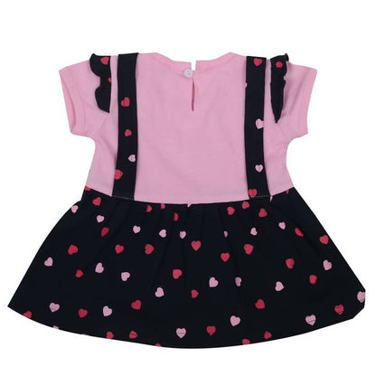 NammaBaby Baby Girl's A-Line Mini Frock Dress - Pink 117