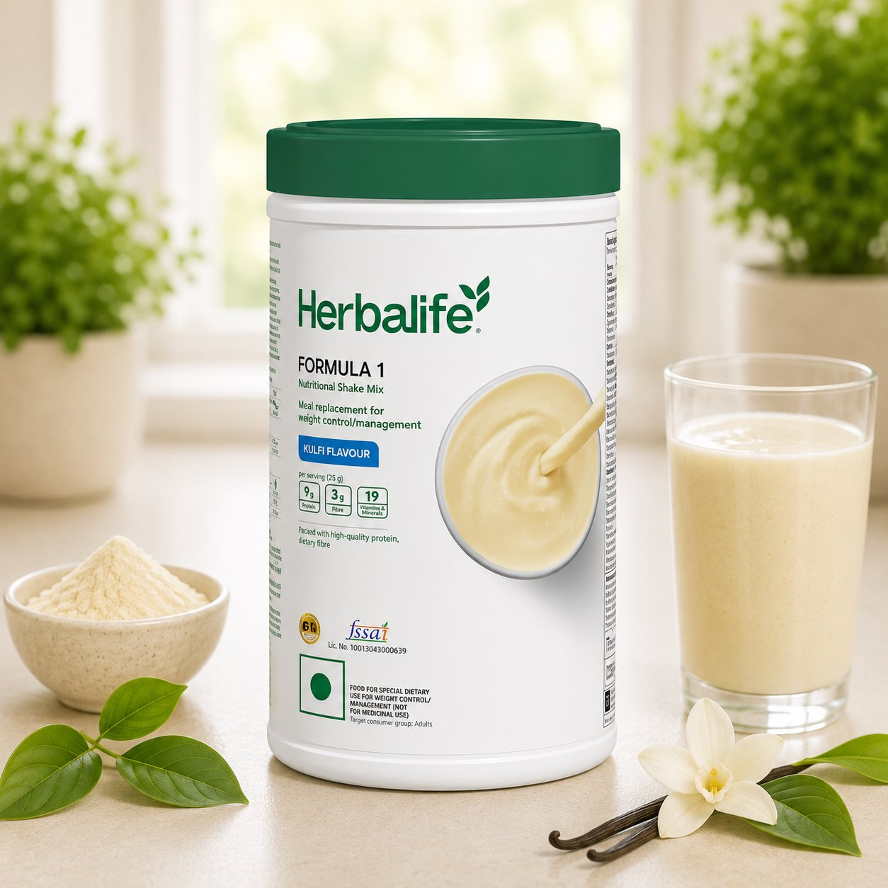 Herbalife Formula 1 - Nutritional Shake Mix - Kulfi Flavour