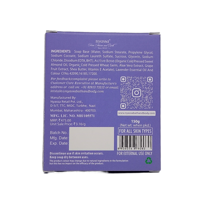 Nyassa Luxurious French Lavender Handmade Soap