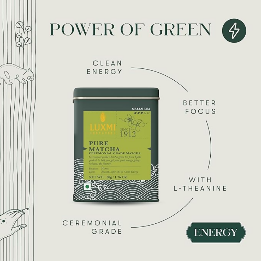 Luxmi Estates Pure Matcha - Ceremonial Japanese Matcha