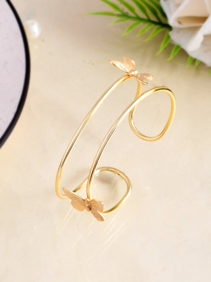 VOJ Women Gold Color stainless steel Bracelet