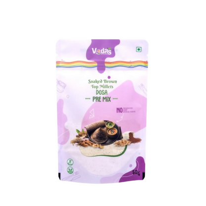 Vedas Kitchen Soaked Browntop Millets Dosa Premix