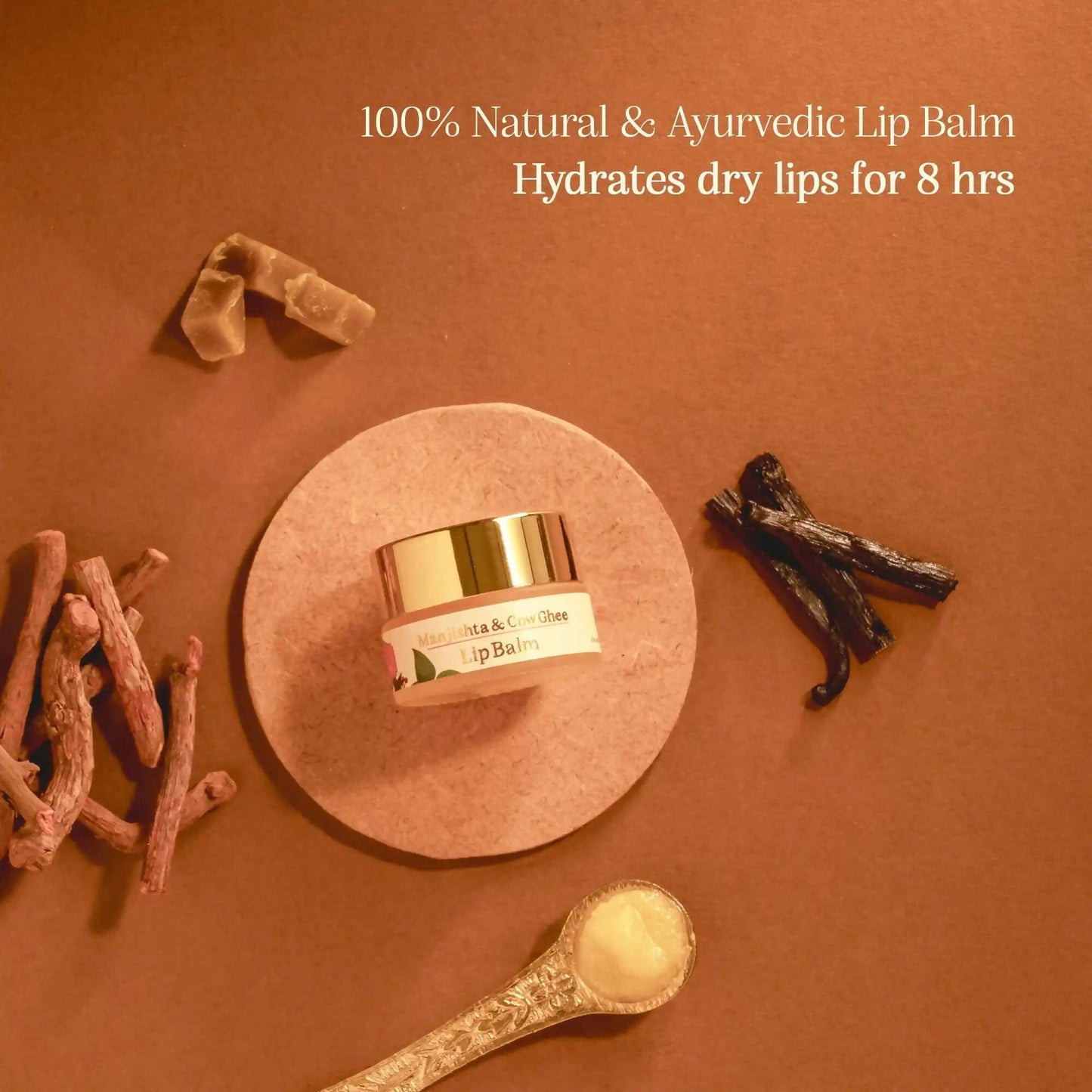 Chengavi Manjishta & Cow Ghee Lip Balm