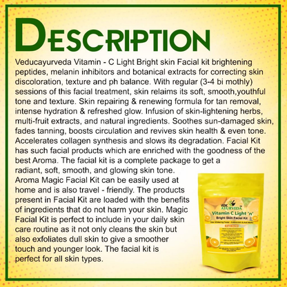 VedicAyurveda Vitamin C Light 'n' Bright Skin Facial kit