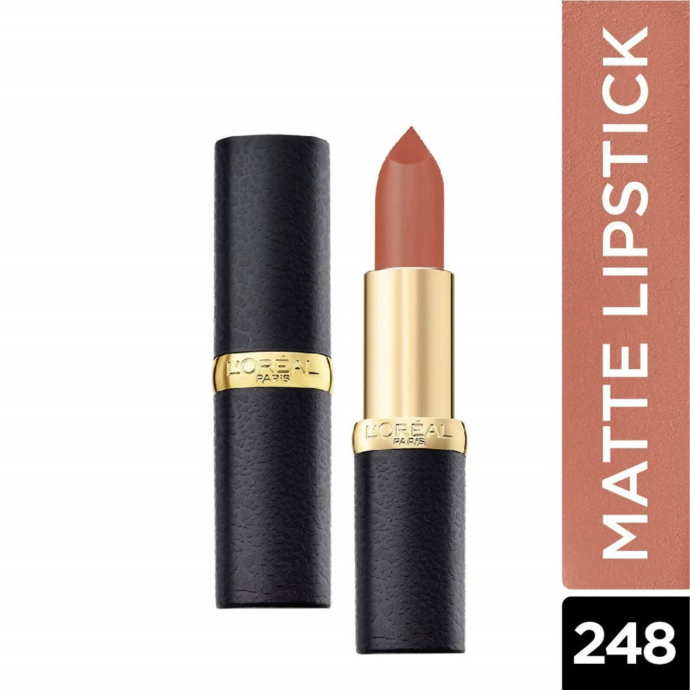 L'Oreal Paris Color Riche Moist Matte Lipstick - 248 Flatter Me Nude - 3.7 gms
