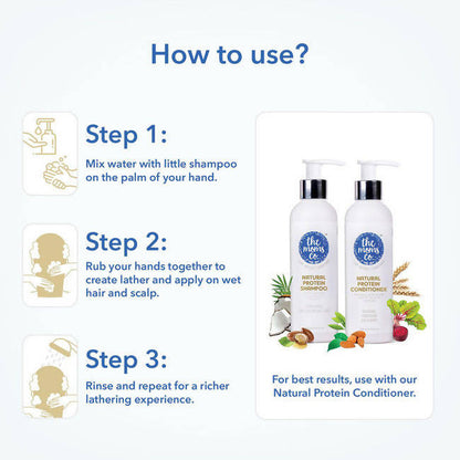 The Moms Co Natural Protein Shampoo