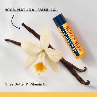 Burt's Bees Natural Moisturizing Lip Balms (Beeswax, Cucumber Mint, Coconut & Pear, Vanilla Bean)
