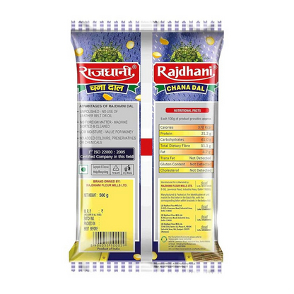 Rajdhani Unpolished Premium Chana Dal