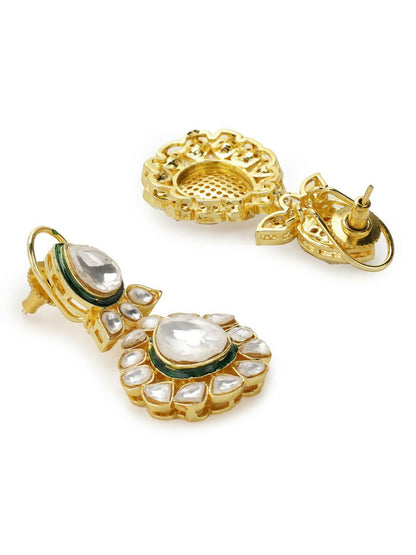 Maharani Kundan Choker with Earrings- Ruby Raang