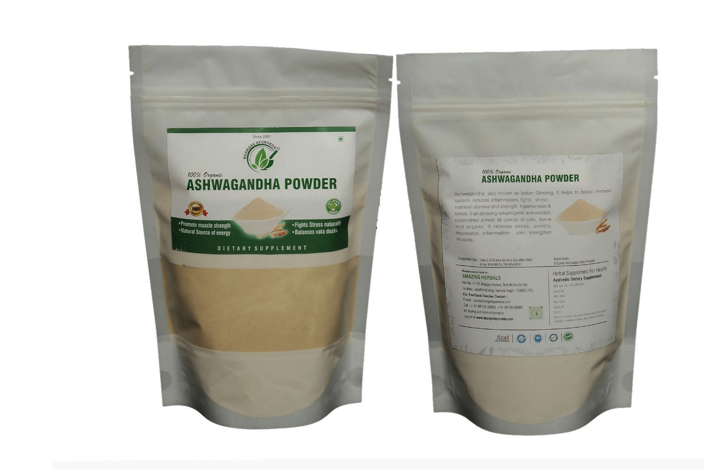 Dr.Bhargav?s Organic Ashwagandha Root Powder