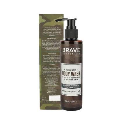 Brave Essentials Aqua Noir Body Wash
