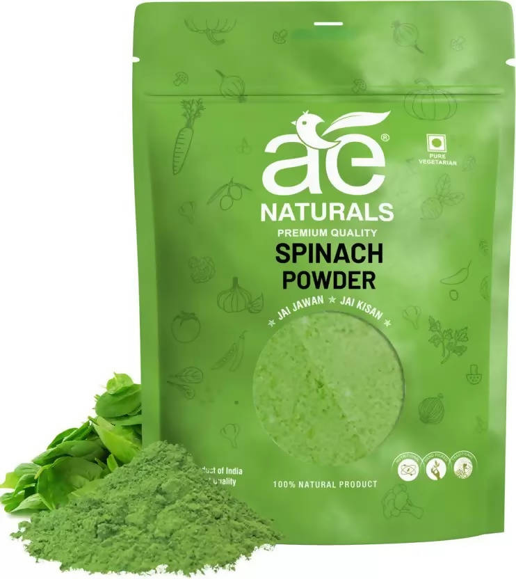 AE Naturals Premium Spinach Powder – Rich in Nutrients and Antioxidants