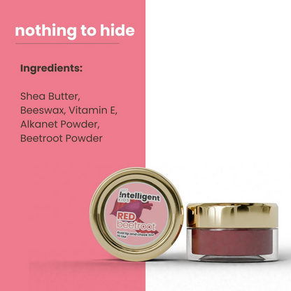 TuCo Intelligent Kids Lip & Cheek Tint For Natural Glow With Beetroot & Shea Butter