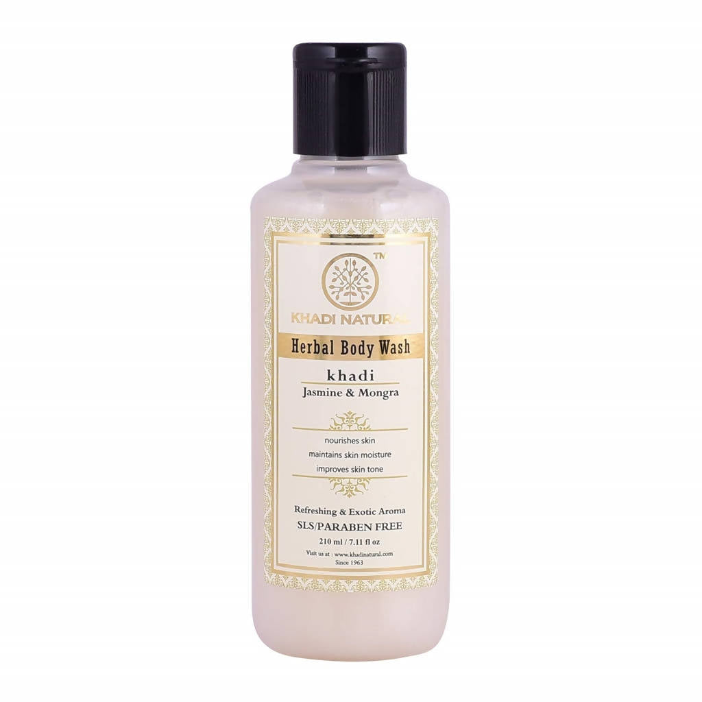 Khadi Natural Jasmine & Mogra Herbal Body Wash - 210 ml