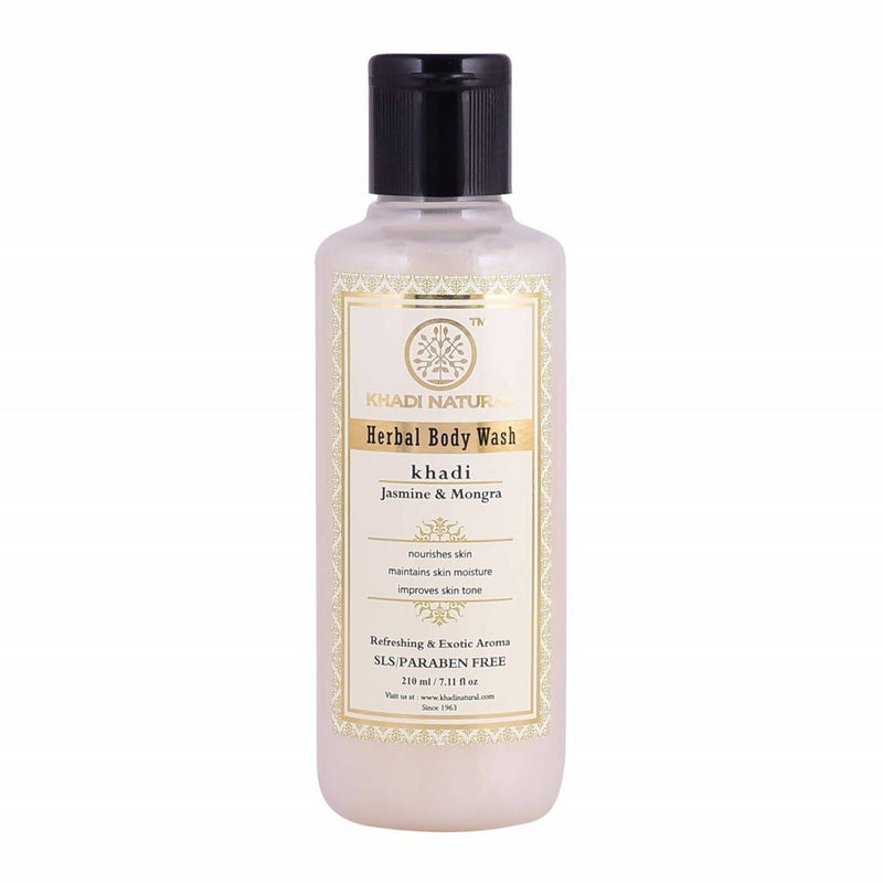 Khadi Natural Jasmine & Mogra Herbal Body Wash - 210 ml