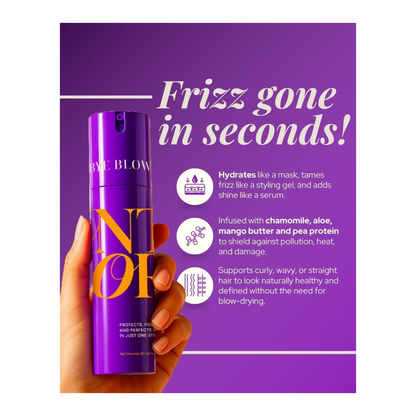 Antinorm Bye Bye Blow Dry Hair Serum and Fuller Without Filler Lip Balm Combo