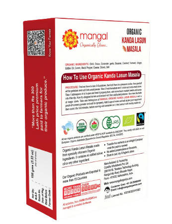 Mangal Organics Kanda Lasun Masala