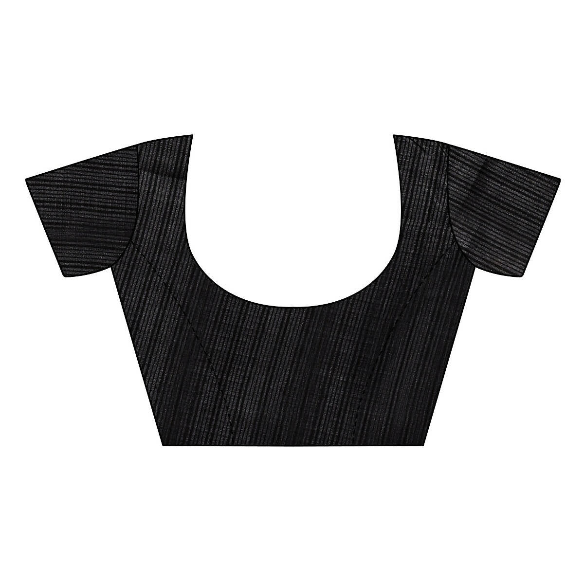 Vamika Black Kalamkari With Jhalar Khadi Silk Saree