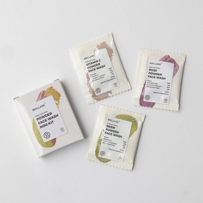 Brillare Powder Face Wash Mini Kit