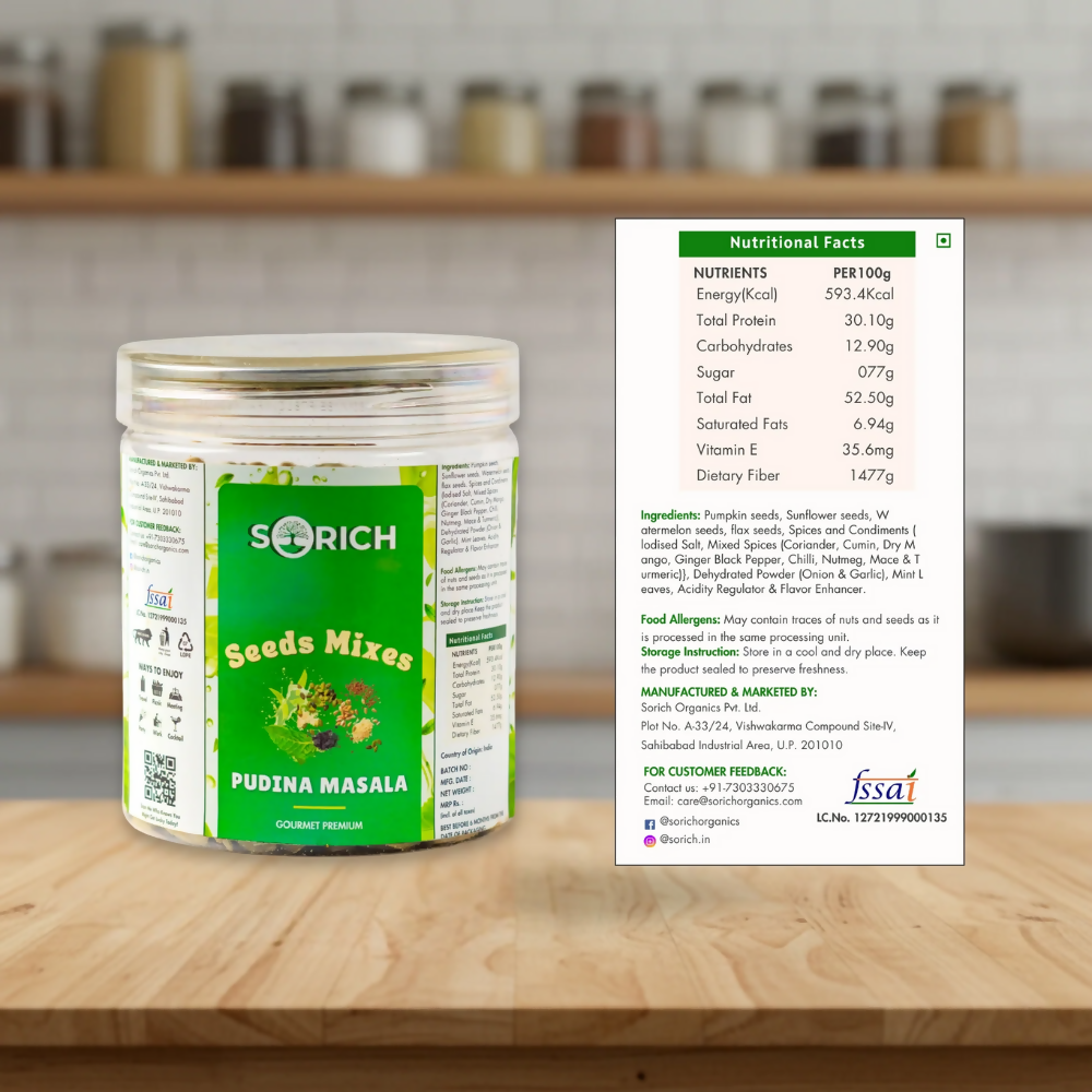 Sorich Organics Pudina Treat Seeds Mix
