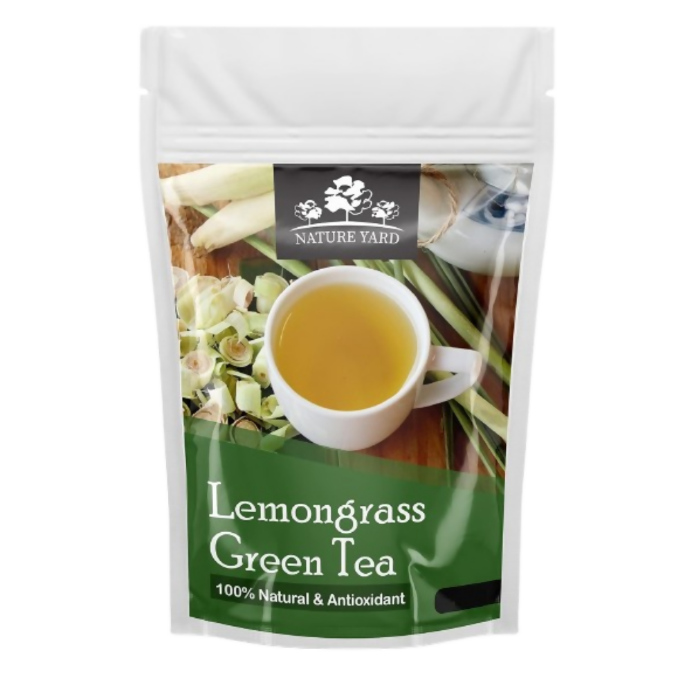 Nature Yard Pure organic Lemon grass Herbal green Tea Leaves