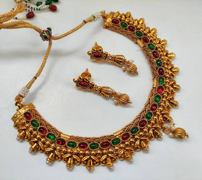 Multicolor Kemp Designer Necklace Set