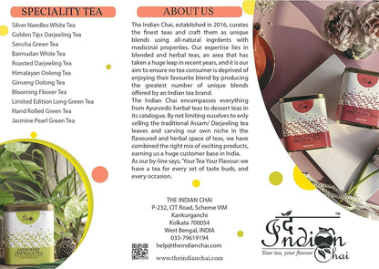 The Indian Chai – Organic Spearmint Tea 30 Pyramid Tea Bags