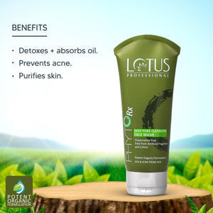 Lotus Professional Phytorx Deep Pore Cleansing Face Wash - 80 gms