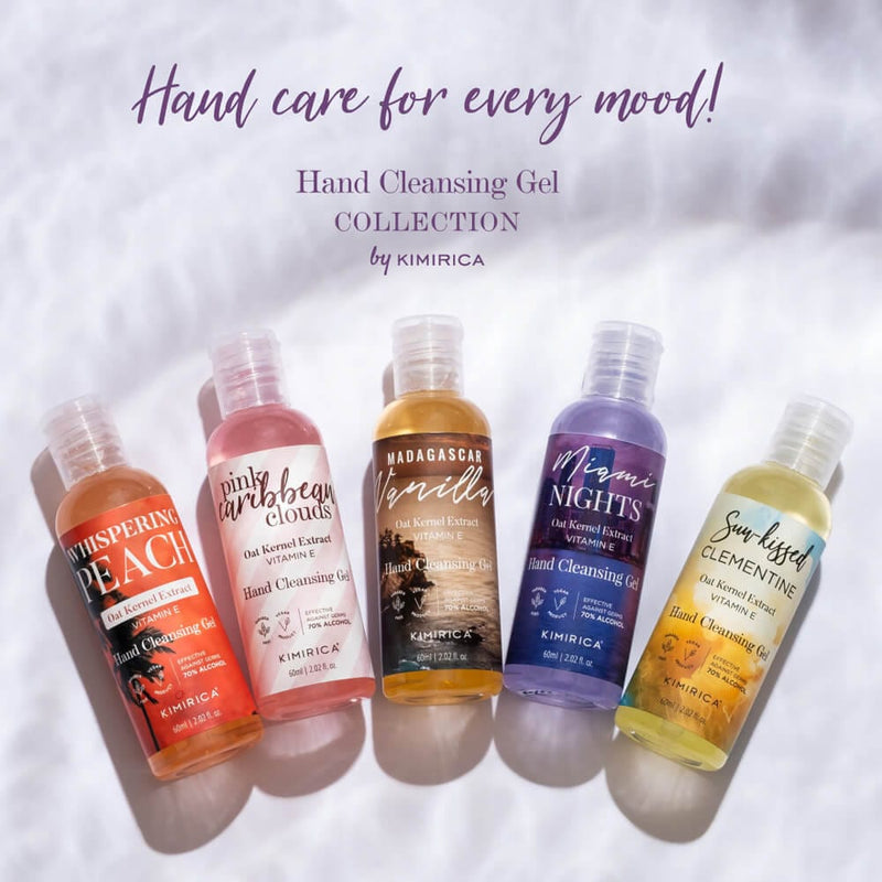 Kimirica Pink Caribbean Clouds Sanitizing Hand Cleansing Gel - 60 ml