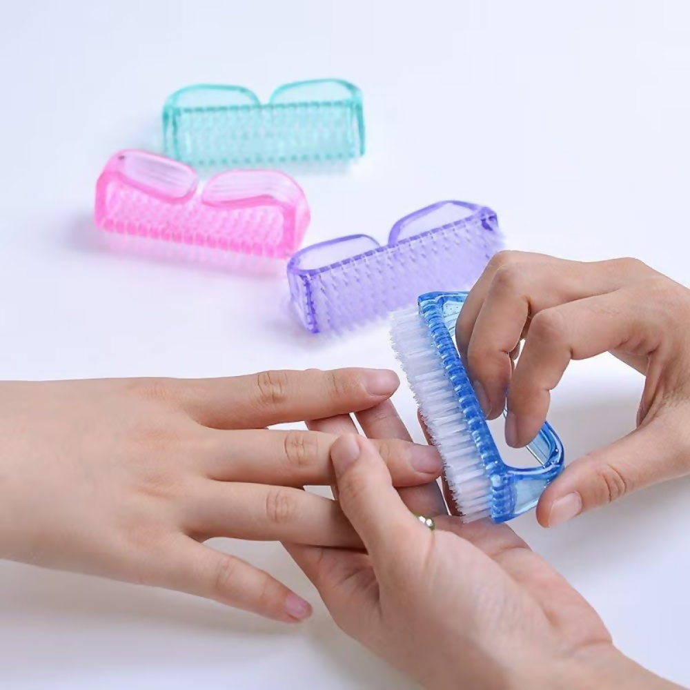 Bronson Professional Handle Grip Nail Brush Fingernail Pedicure Scrub Foot Brush