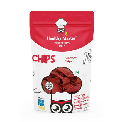 Healthy Master Light & Crispy Beetroot Chips | Crunchy Snack