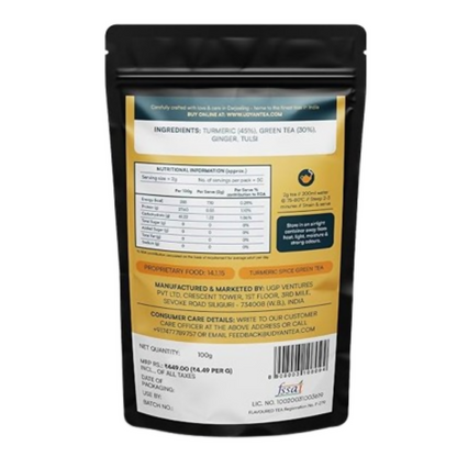 Udyan Tea Turmeric Spice Green Tea
