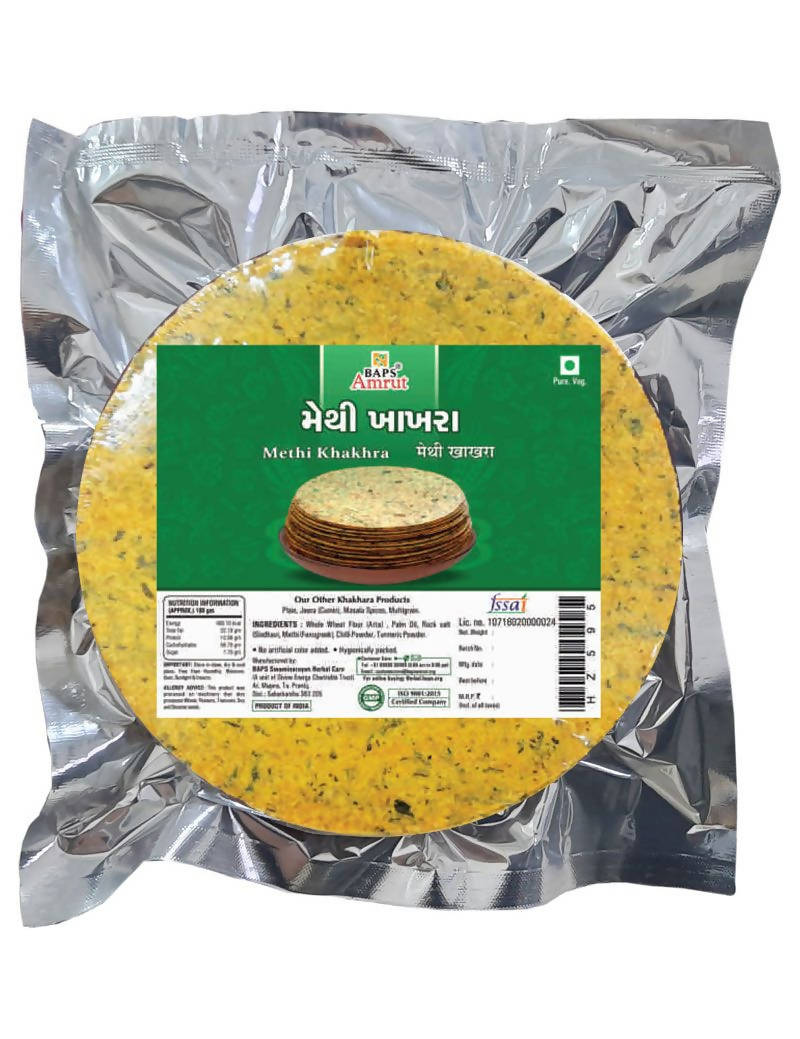 Baps Amrut Methi Khakhra - 500 gms