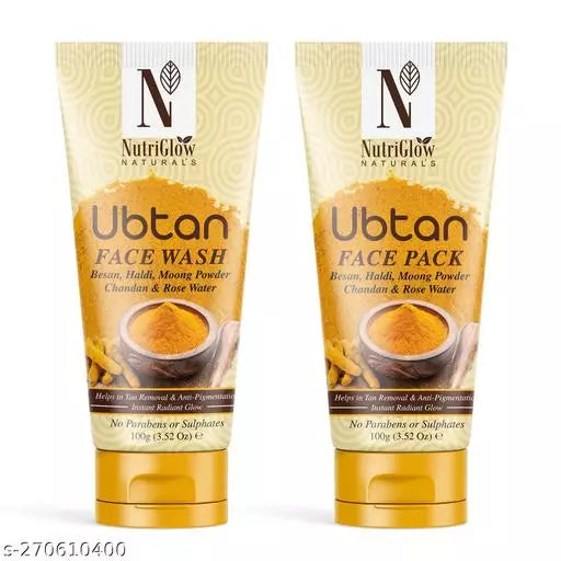 NutriGlow NATURAL'S Ubtan Face Wash - 100 gms