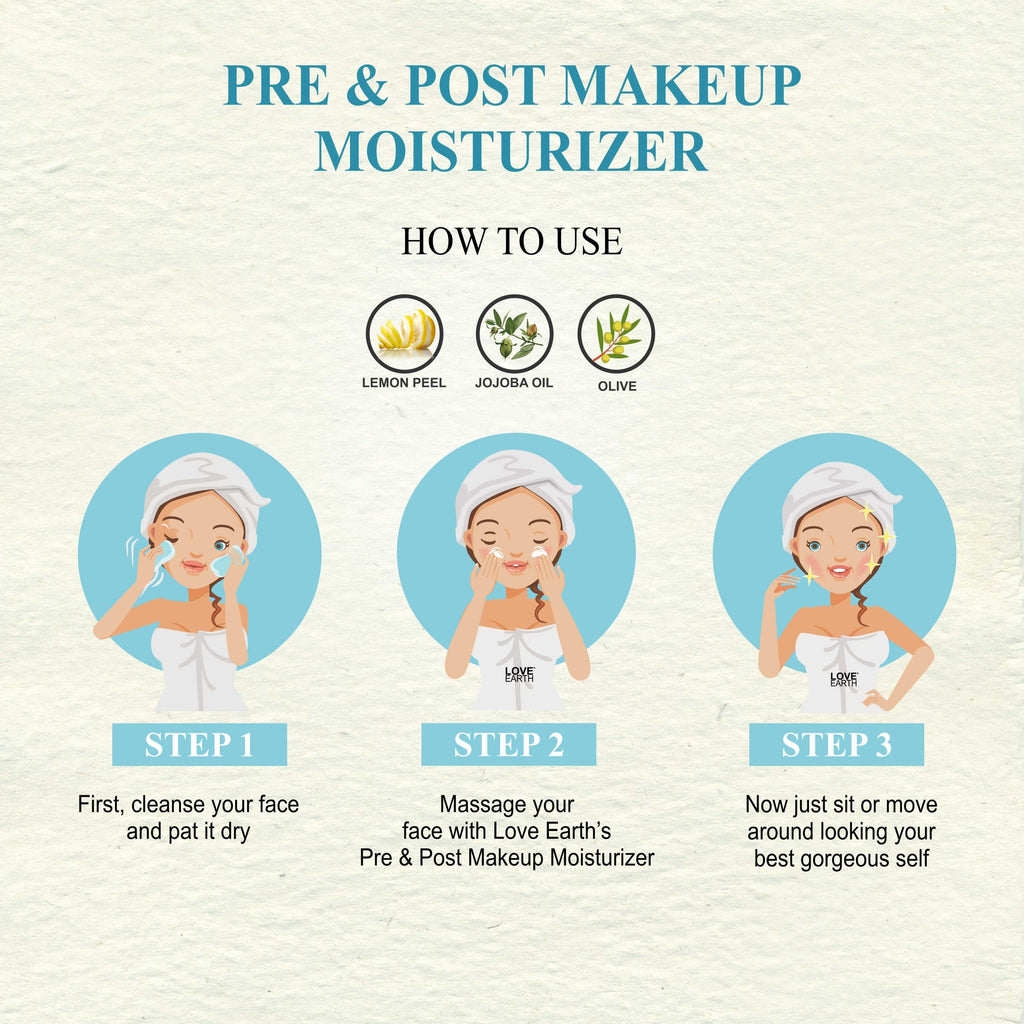 Love Earth Pre & Post Makeup Moisturizer - 50 gms