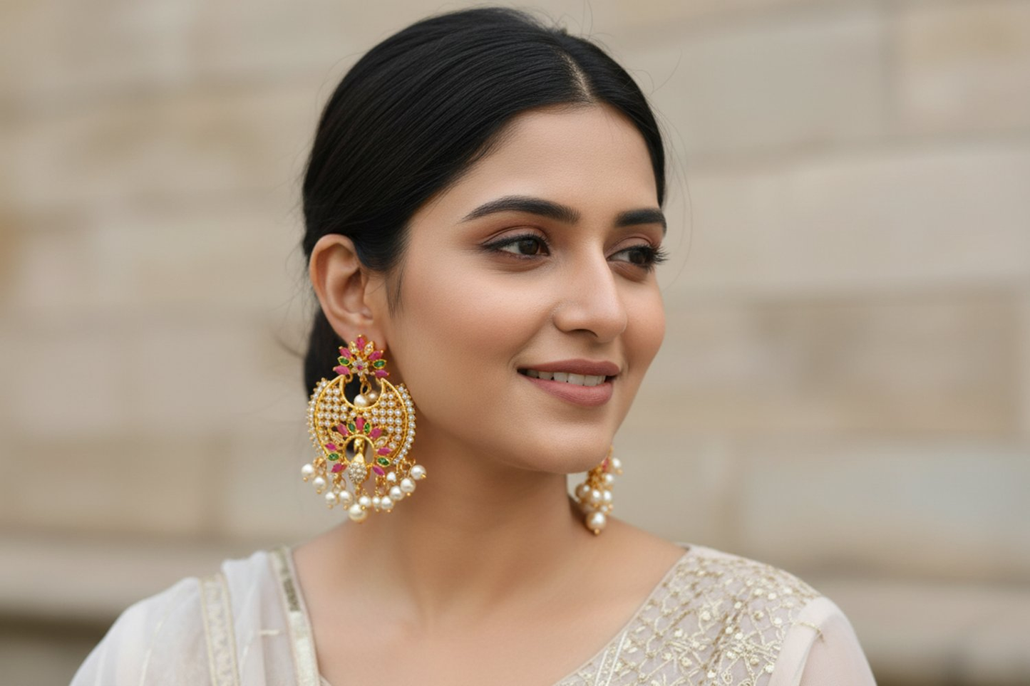 Multicolor AD Designer Earrings